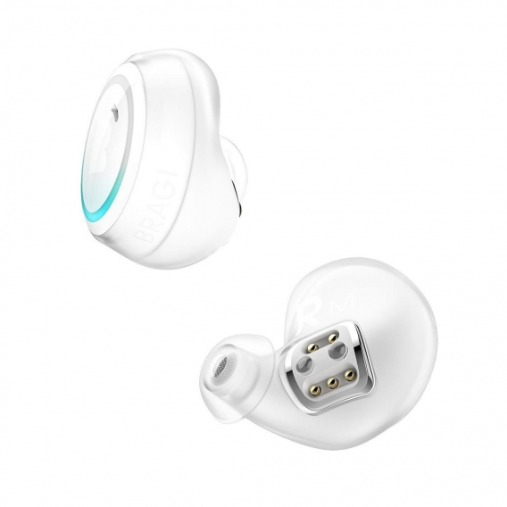 Bragi The Dash Bluetooth Headset In-Ear-Kopfhörer Smart Earphones weiß -