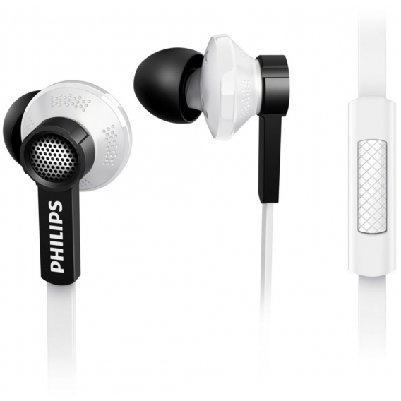 Philips TX1WT/00 In-Ear Kopfhörer mit Mikrofon weiß