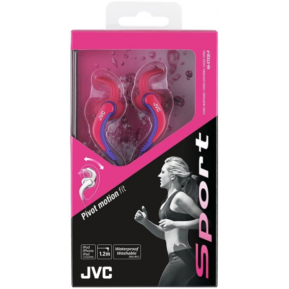 JVC HA-ETX30-P-E Sport In-Ear-Kopfhörer rosa