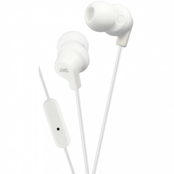 JVC Kopfhörer FR15 In-Ear-Remote-Mikrofon Vit