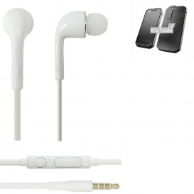 More about K-S-Trade Kopfhörer Headset kompatibel mit Caterpillar Cat S60 mit Mikrofon u Lautstärkeregler weiß 3,5mm Klinke Kabel Headphone