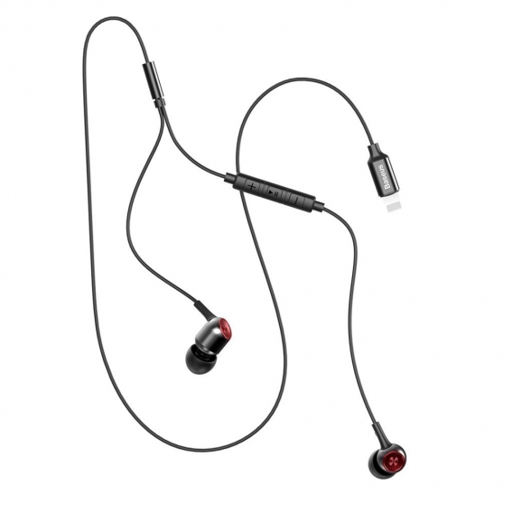 Baseus Call Digital P02 Earphones Wired Kopfhörer In-ear Ohrhörer kompatibel mit iPhone 7 / 8 / 8 PLUS / X / XS / XR / XS MAX