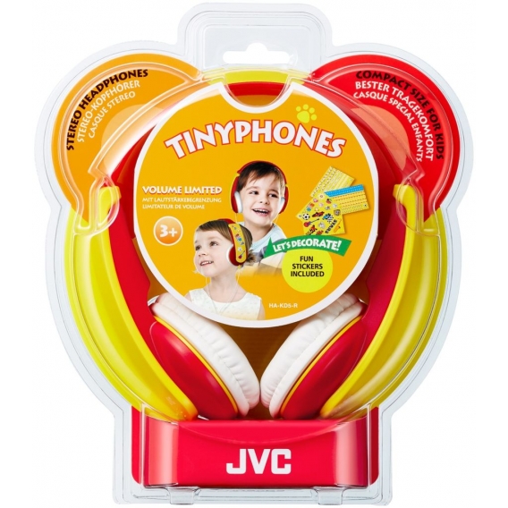 JVC HA-KD5-R-E Kinder Stereo Kopfhörer rot