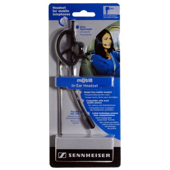 Sennheiser In-Ear-Headset m@b18 ultraleichte 9g Headset für Handys ID10268