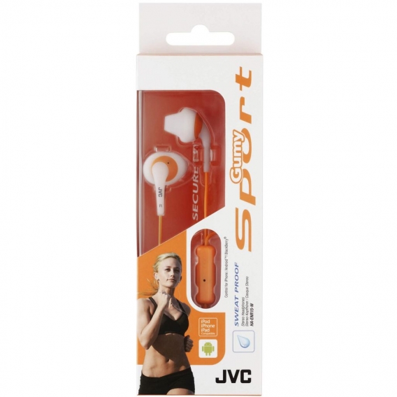 JVC Kopfhörer ENR15 Sportmikrofon In-Ear Weiß