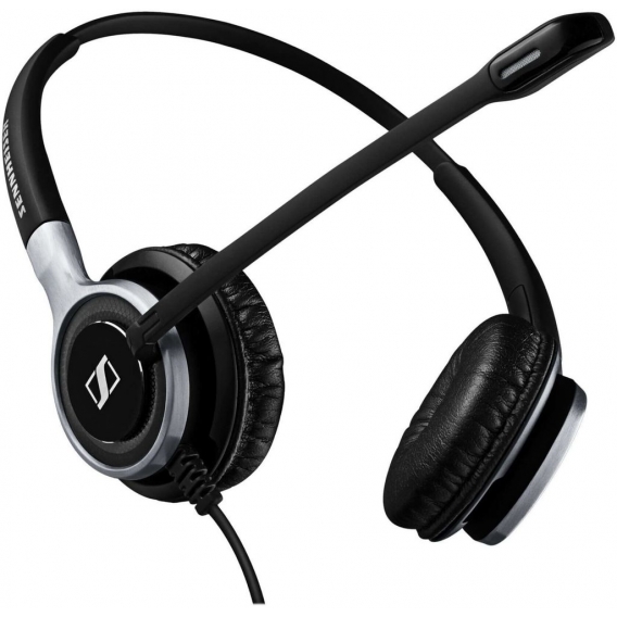 Sennheiser SC 660 - Kopfhörer - Kopfband - Büro/Callcenter - Schwarz - Silber - Binaural - 1 m Sennheiser