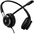 Sennheiser SC 660 - Kopfhörer - Kopfband - Büro/Callcenter - Schwarz - Silber - Binaural - 1 m Sennheiser