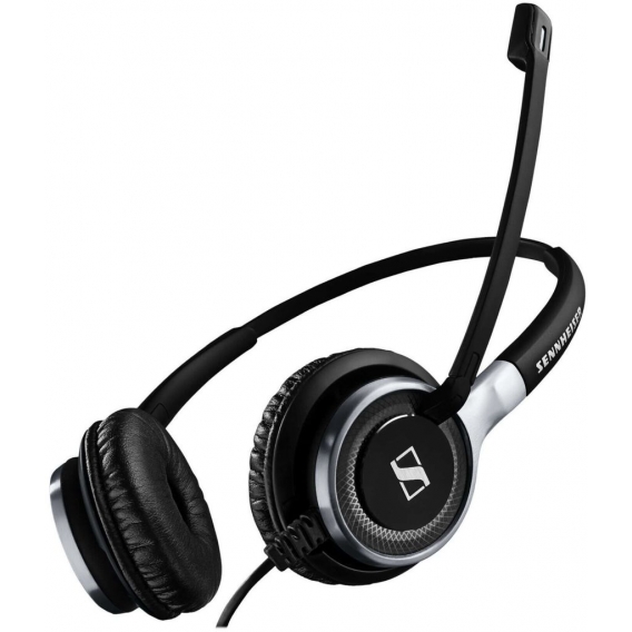 Sennheiser SC 660 - Kopfhörer - Kopfband - Büro/Callcenter - Schwarz - Silber - Binaural - 1 m Sennheiser