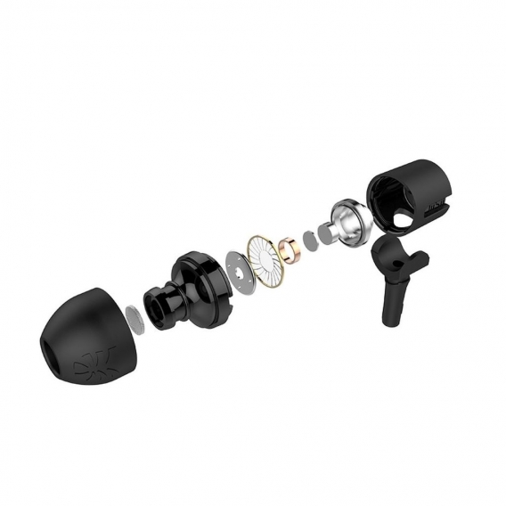 UiiSii U7 H3 Kopfhörer Dual Dynamic Driver Ohrhörer In-Ear mit tiefer Bass HF-Set Premium Sound universell Klinke 3,5mm Schwarz