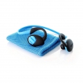 Boompods in-Ear Bluetooth Kopfhörer Sportpods Enduro mit Ohrbügel Blau "wie neu"