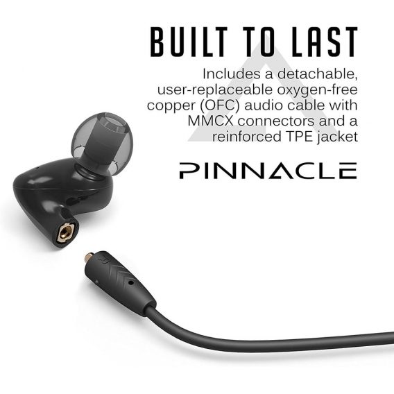 MEE audio - Pinnacle P2, Audiophile, In-Ear, geräuschisolierend, Kopfhörer mit a