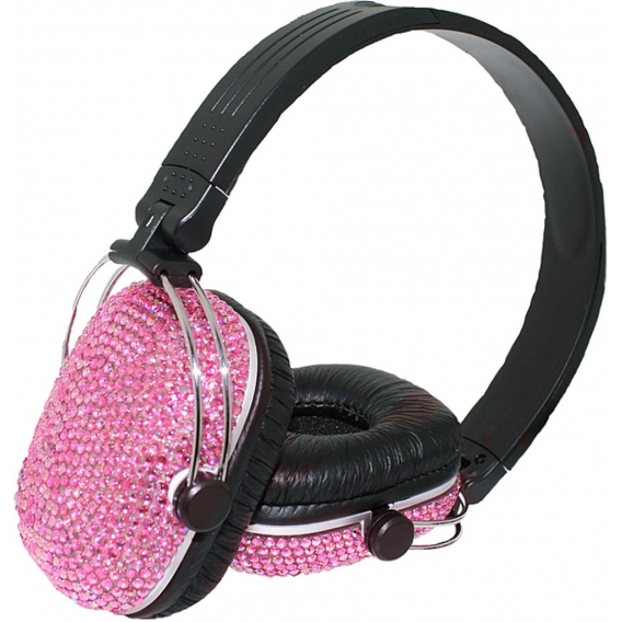 Satzuma Diamtante Headphone, stereophonisch, Pink, verkabelt, 1.2 m, Telefon