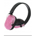 Satzuma Diamtante Headphone, stereophonisch, Pink, verkabelt, 1.2 m, Telefon