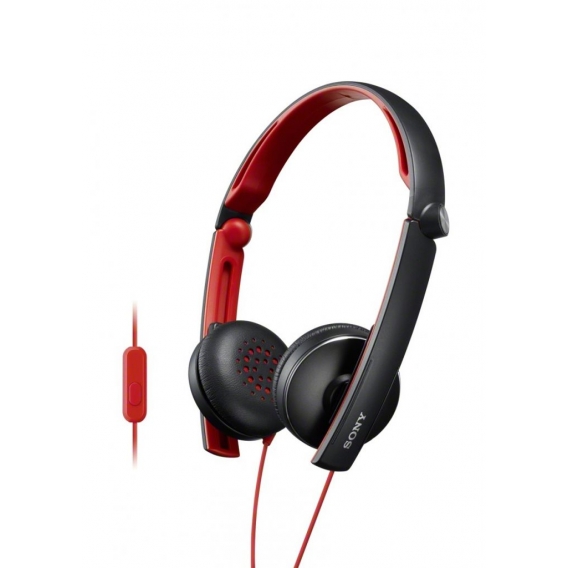 Sony MDR-S70AP, Kopfhörer, Kopfband, Calls/Music, Schwarz, Rot, Binaural, 1,2 m