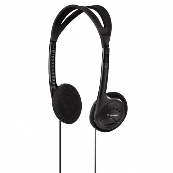 Thomson Stereo-Leichtkopfhörer HED301 (On-Ear, 54 g, 27-mm-Membrane, 95 dB)