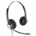 Poly Entera HW121N - Kopfhörer - Büro/Callcenter - Schwarz - Binaural - Verkabelt - 150 - 6800 Hz