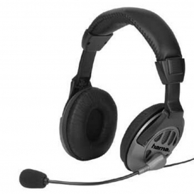 More about Hama Headset CS-408, Kopfhörer, Calls/Music, Schwarz, Binaural, Verkabelt, 50 - 13000 Hz