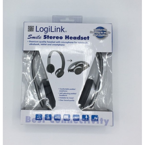 Logilink Stereo Kopfhörer faltbar