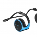 Kabelloses Ohrbügel-Headset, UKW-Radio Bluetooth 5.0 Rauschunterdrückung Sportkopfhörer zum Laufen von Fitness-Outdoor-Indoor-Ga