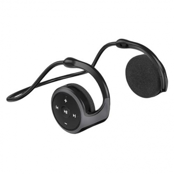 Kabelloses Ohrbügel-Headset, UKW-Radio, Bluetooth 5.0, wiederaufladbare CNC-Noise-Cancelling-Sportkopfhörer zum Laufen, Joggen, 