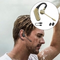 Kabellose Bluetooth 5.2-Kopfhörer, Ohrbügel-Headset für Spielmusik-Video-Handys , Gold Farbe Gold