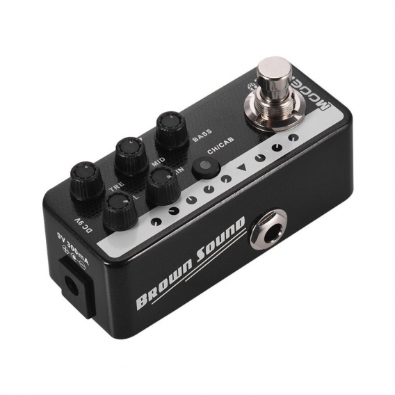 Mooer 015 BROWN SOUND Digital Preamp Gitarre Effektpedal Sehr früh 90er Jahre Effekt