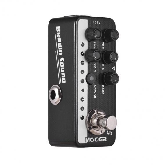 Mooer 015 BROWN SOUND Digital Preamp Gitarre Effektpedal Sehr früh 90er Jahre Effekt