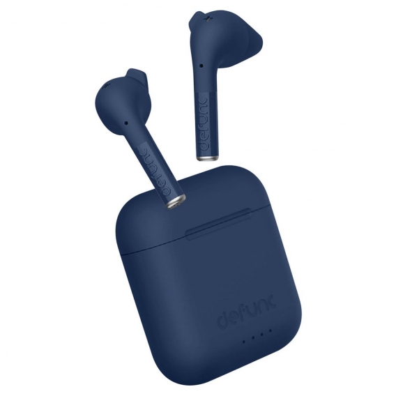 Kabellose Bluetooth-Kopfhörer mit Geräuschminimierung, Defunc – Dunkelblau
