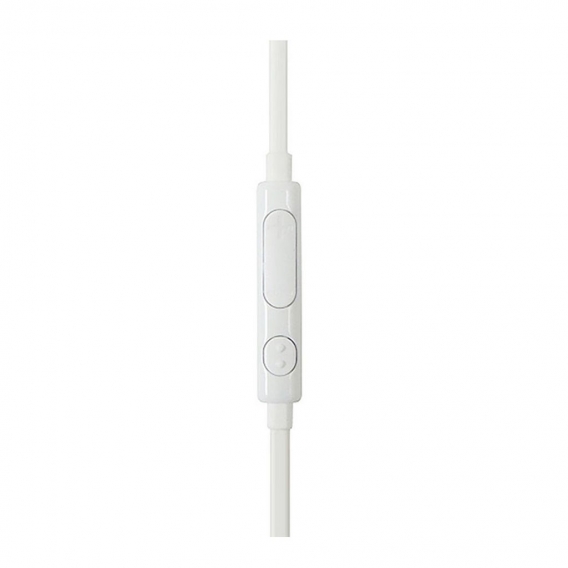 K-S-Trade Kopfhörer Headset kompatibel mit Oukitel WP18 mit Mikrofon u Lautstärkeregler weiß 3,5mm Klinke Kabel Headphones Ohrst