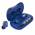 Bluetooth 5.0-Ohrhörer Stereo-Digital-LED-Anzeige IPX5 wasserdicht mit 1500-mAh-Ladekoffer Deep Bass in-Ear-Headset für Sportübu