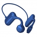 Knochenleitungskopfhörer, schweißfeste Ohrhörer mit offenem Ohr und geringer Latenzzeit , Blaue Opp-Tasche Farbe Blaue Opp-Tasch