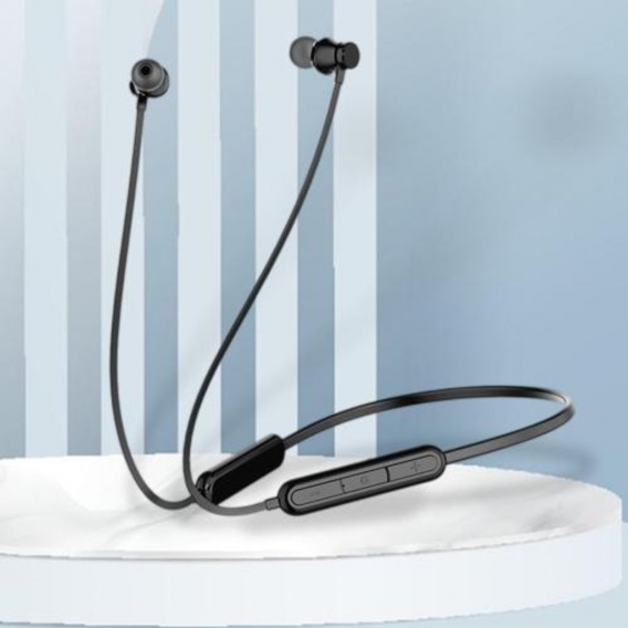 Bluetooth-Kopfhörer mit Nackenbügel, kabellos, integriertes Mikrofon, Stereo-in-Ear, kabellos, magnetische Ohrhörer für Telefona