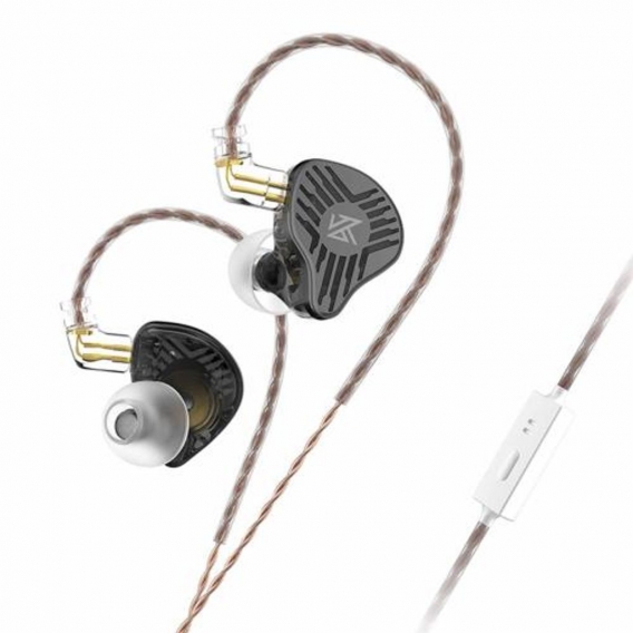 Eds in Ear Kopfhörer Dynamic Driver Hybrid Technology Noise Cancelling Earbuds für DJs , Schwarz mit Mikrofon Farbe Schwarz mit 