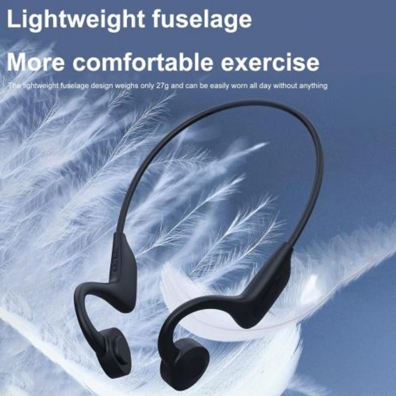 2er-Pack Knochenleitungskopfhörer Kopfhörer Headset Musikplayer Wandern Fitnessstudio