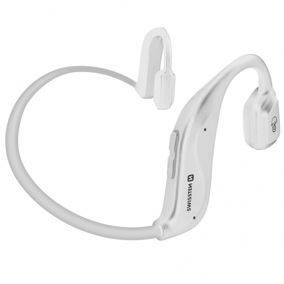 SWISSTEN Bone Conduction Bluetooth Knochenschall-Kopfhöre (Weiß)