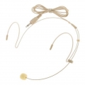 6xProfessionelles Kabelgebundenes Headset Mit Ohrhaken / Kopfbügelmikrofon Hautfarbe 3,5 Mm