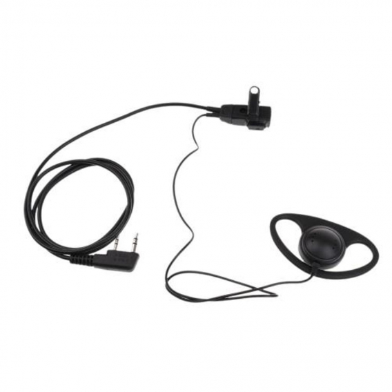 3x 2-polige Ohrhörer Zwei-Wege-Headset, kompatibel mit Walkie Größe 3 Stk