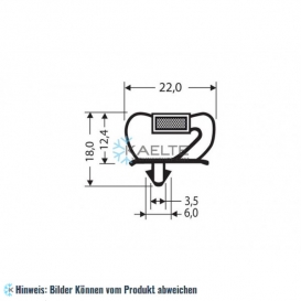 More about Eindrückprofil PVC grau L ＝ 2,55 m mit Magnet M25