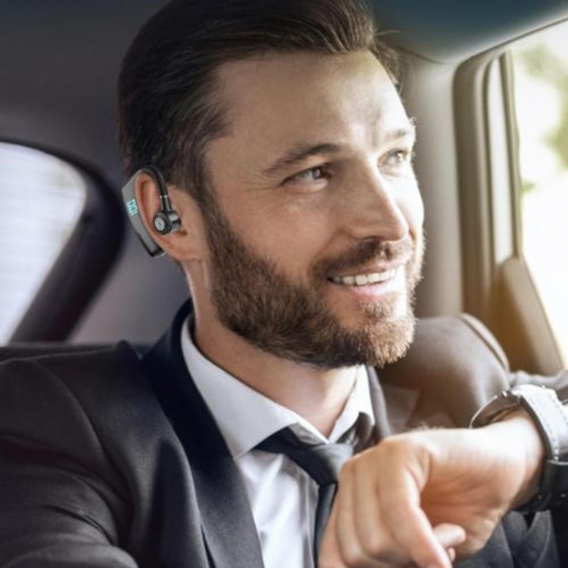 Bluetooth-Headset Einzelner Ohrhörer Passend für linke/rechte in-Ear-Ohrhörer mit 68-Stunden-Gesprächszeit und kabellosem Ladeko