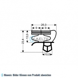 More about Eindrückprofil PVC weiß L ＝ 2,55 m mit Magnet