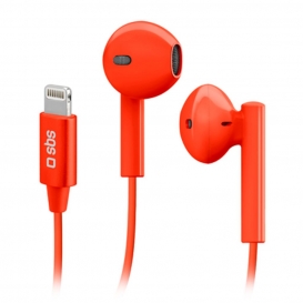 More about SBS In-Ear Oordopjes met Lightning Connector - Rood