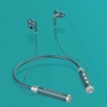 Drahtloser Bluetooth 5.1-Kopfhörer im Nacken-Stil Zweikanal-Kopfhörer mit Nackenbügel für das Training - Gruen Farbe Grün