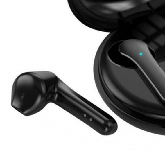 Drahtloses Bluetooth-Headset Bluetooth 5.0 Multi-Plattform-Kopfhörer für alle Smartphones Farbe Schwarz