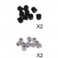 Ohrhörer Memory Foam Eartips Ohrstöpsel Tipps Für InEar Kopfhörer 3.0mm Schwarz+Ohrhörer Memory Foam Eartips Ohrstöpsel Tipps Fü