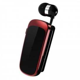 More about 2xFineBlue K52 Einziehbares Kabelloses Bluetooth-Headset Business-Kopfhörerclip Schwarz Rot Mit Box