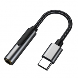 More about USB C Auf 3,5 Mm AUX-Buchse Kopfhörer Audiokabel Audiokonverterkabel Für PC Grau Farbe Grau