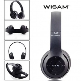 More about Wisam® P47 Wireless Bluetooth 5.0 + EDR Kopfhörer Headset Black PC Smartphones Tablets