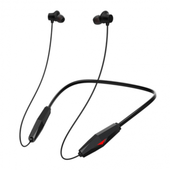 Drahtloser Bluetooth 5.2 Kopfhörer Noise Cancelling Nackenbügel-Kopfhörer für Heim-Radfahren - SCHWARZ Farbe Schwarz