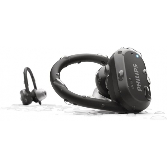 PHILIPS kabellose Kopfhörer Sport In-Ear Ohrhörer TAA7306 BT IP57 schwarz