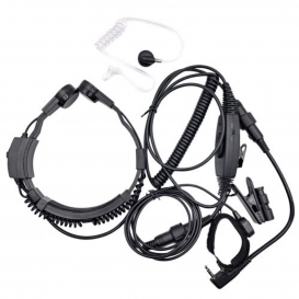 More about 2 Pin  Headset Ohrhörer Halsmikrofon Covert Acoustic Tube Earpiece Mit PTT